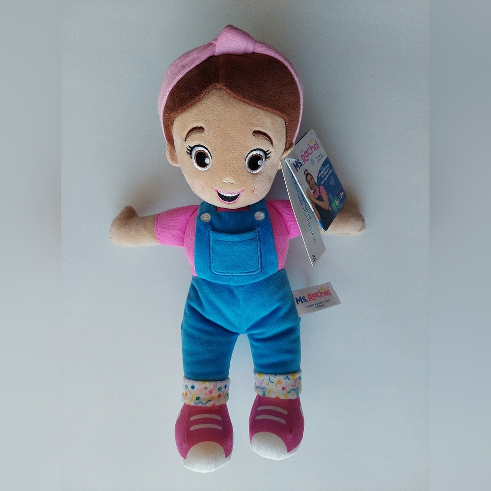 Ms. Rachel Cuddle & Comfort Plush Stuffed  Doll Baby Toy Miss Rachel New! 11"